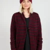 Fold Over Beanie in Merlot