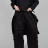 Fold Texture Trousers in Beige