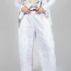 Fold Texture Trousers in White