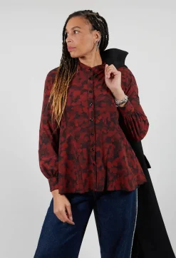 Fortunate Shirt in Red Floral