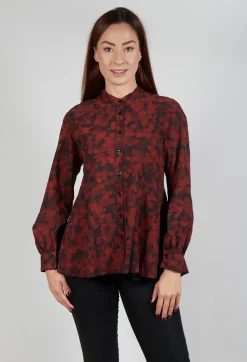 Fortunate Shirt in Red Floral