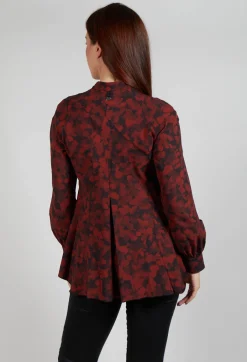 Fortunate Shirt in Red Floral