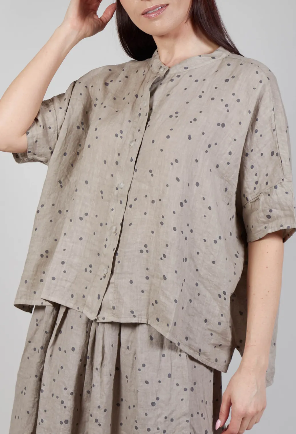 Frida Ls Shirt In Carbone