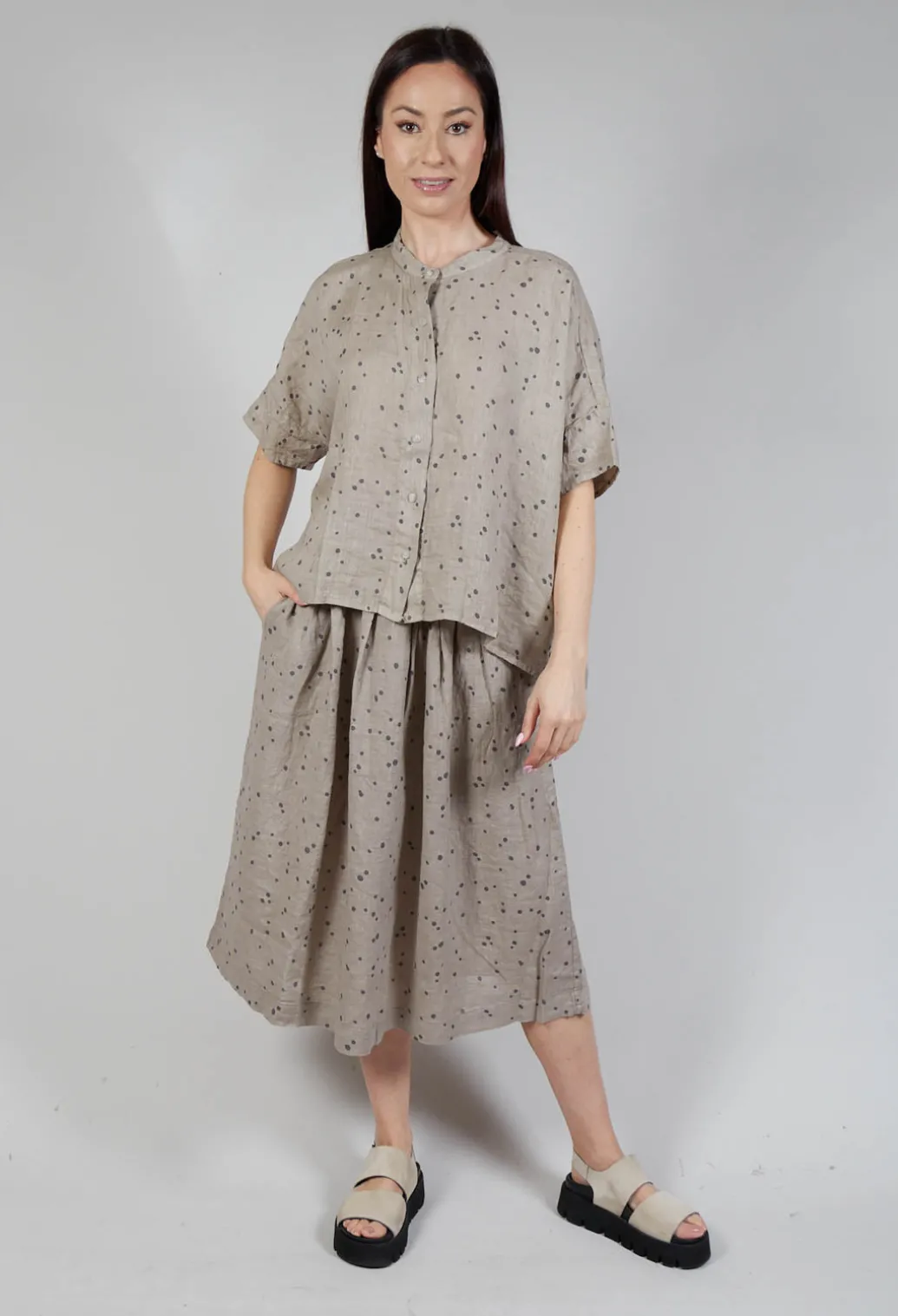 Frida Ls Shirt In Carbone