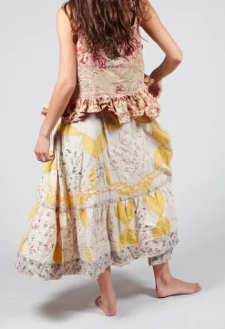 Friendship Quilt Skirt in Chickie