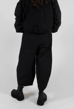 Fukkura Poplin Pants in Black