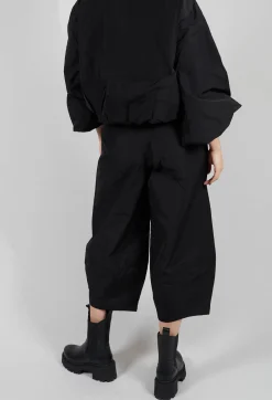 Fukkura Poplin Pants in Black