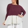Fusto E Jumper in Vino