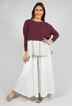 Fusto E Jumper in Vino