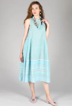 Fyodor Dress in Chalky Blue