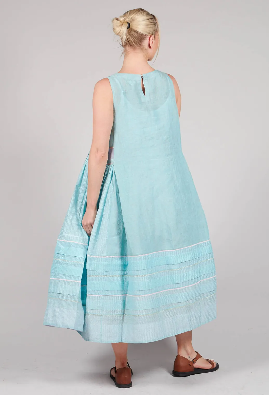Fyodor Dress in Chalky Blue