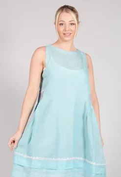 Fyodor Dress in Chalky Blue