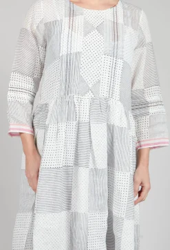 Gail Dress in Blue Multicolour