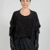 Gasa Knitted Beanie in Black