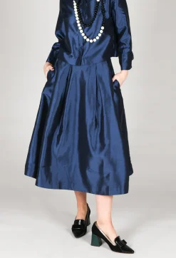 Gavina Skirt in Marine
