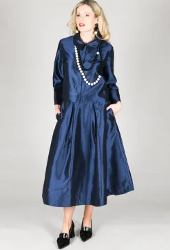 Gavina Skirt in Marine