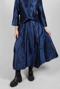 Gavina Skirt in Marine