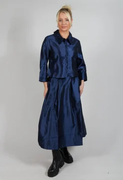 Gavina Skirt in Marine
