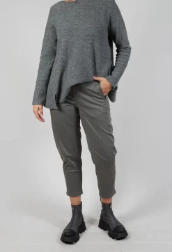 Geisha Long Trousers in Anthra