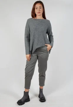 Geisha Long Trousers in Anthra