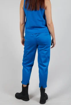 Geisha Long Trousers in Cobalt