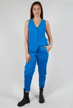 Geisha Long Trousers in Cobalt