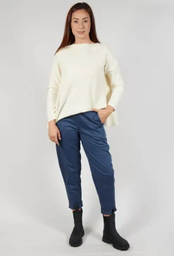 Geisha Long Trousers in Dark Night