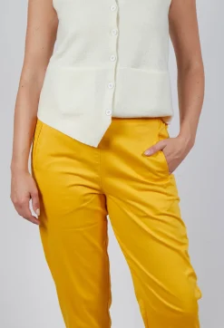 Geisha Long Trousers in Honey