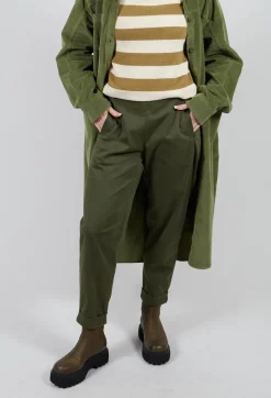 Geisha Long Trousers in Khaki