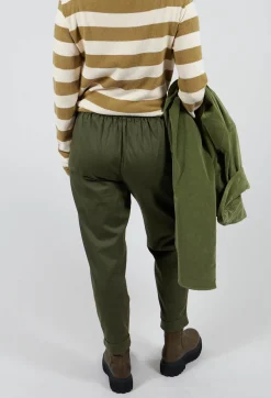 Geisha Long Trousers in Khaki