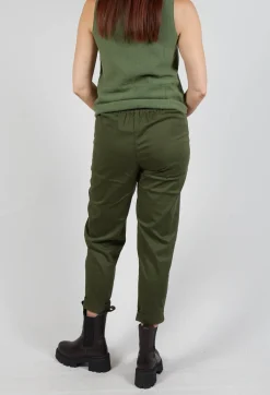 Geisha Long Trousers in Khaki