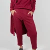Geisha Trousers in Scarlet