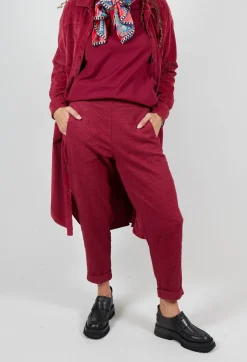 Geisha Trousers in Scarlet