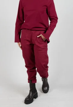 Geisha Trousers in Scarlet
