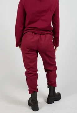 Geisha Trousers in Scarlet