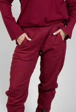 Geisha Trousers in Scarlet