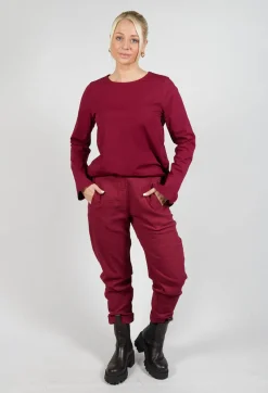 Geisha Trousers in Scarlet