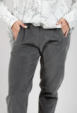 Geishan Long Trousers in Anthra