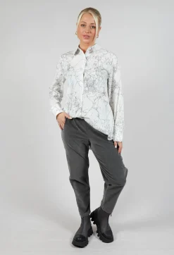 Geishan Long Trousers in Anthra