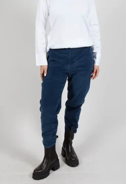 Geishan Long Trousers in Dark Night
