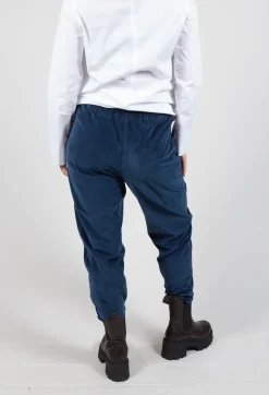 Geishan Long Trousers in Dark Night