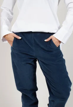 Geishan Long Trousers in Dark Night