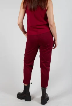 Geishan Trousers in Scarlet