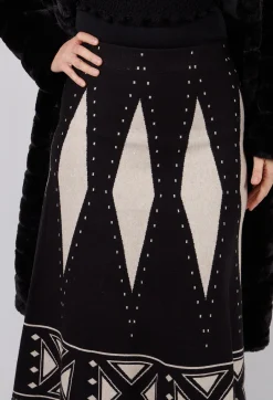 Gelsomina Skirt in Noir