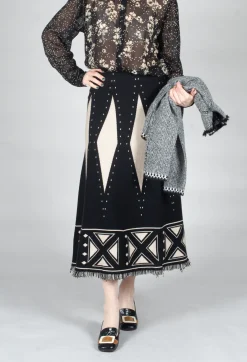 Gelsomina Skirt in Noir