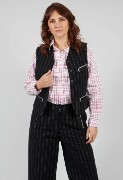 Gemma Gilet in Black