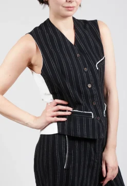 Gemma Gilet in Black