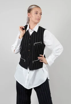 Gemma Gilet in Black