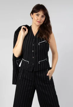Gemma Gilet in Black