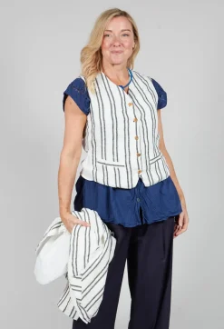 Gemma Gilet in Natural